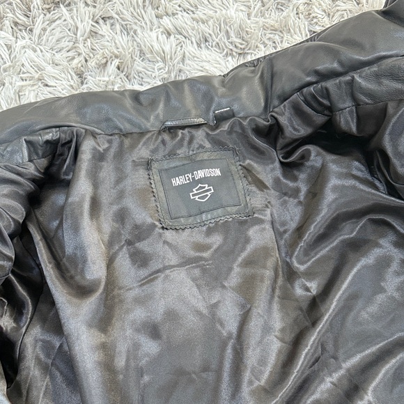 Harley-Davidson Black Leather Jacket - Picture 3 of 4